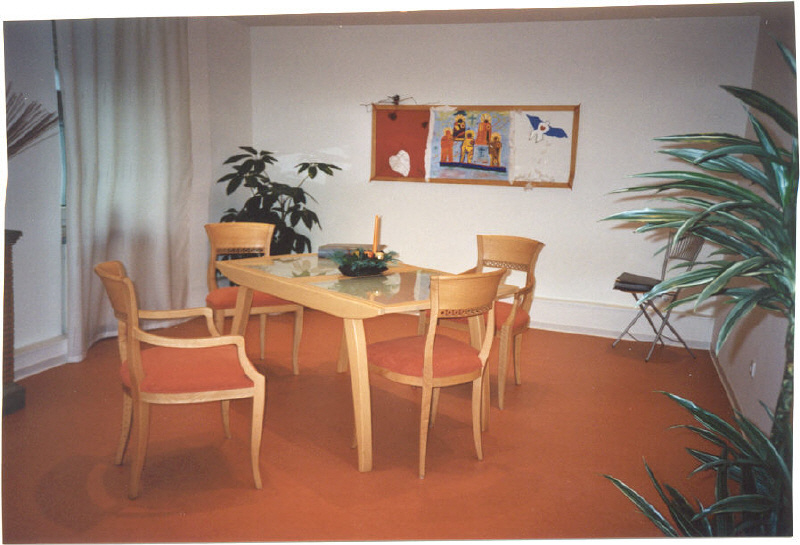 Renovierter Beratungsraum Dechert Bestattungen 1998