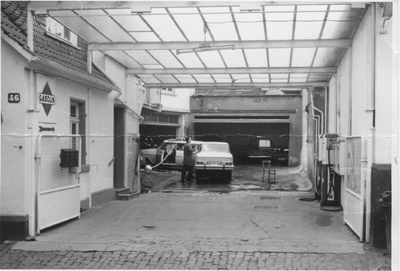 Einfahrt Ludwigshöhstraße, 1970er Jahre