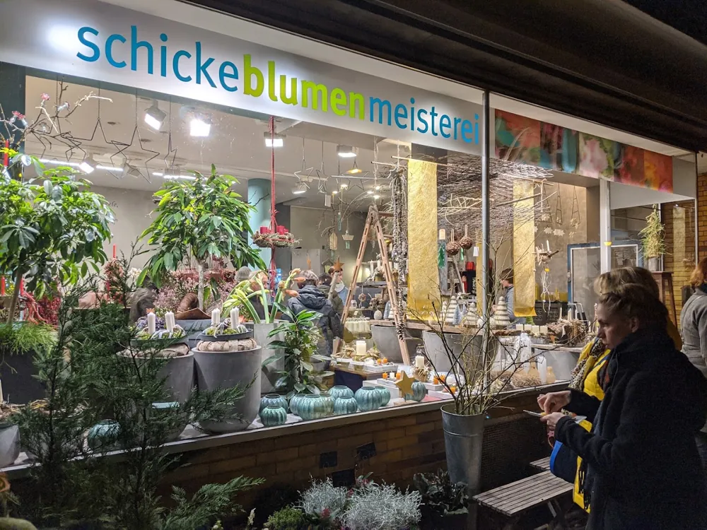 Schaufenster der Schicken Blumenmeisterei im Martinsviertel